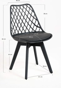 Zestaw 4 krzese Mima Suprym