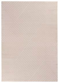 Dywan 3D nowoczesny Sahara Wstęga beżowy 280 cm x 370 cm