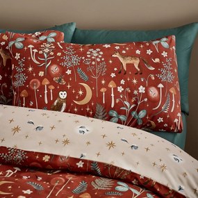 Ceglasta pościel dwuosobowa 230x220 cm Enchanted Twilight Animals – Catherine Lansfield