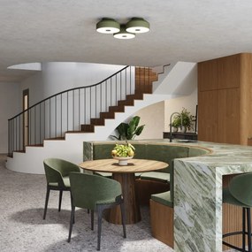 Plafon OMIQ zielony oliwkowy mat SOLLUX  LIGHTING