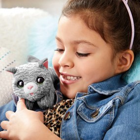 FurReal Newborns KITTY, interaktywna pluszowakotka, biała/szara
