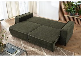 Zielona sofa rozkładana Emile – Bobochic Paris