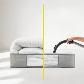 Plastikowy próżniowy pojemnik pod łóżko 60x45x15 cm – Homéa