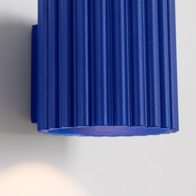 Kinkiet AURA ultramaryna G9 ryflowany SOLLUX  LIGHTING