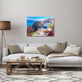 Obraz na szkle - Santorini, Grecja (70x50 cm)