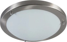 Nowoczesna lampa sufitowa stalowa 31 cm IP44 - Yuma