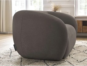 Szarobrązowa sofa z tkaniny szenilowej 160 cm Celine – Bobochic Paris