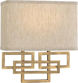 Hinkley HK-LANZA2-BR - Kinkiet LANZA 2xE14/40W/230V, brązowy