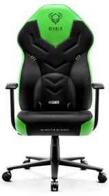 Fotel gamingowy Diablo X-Gamer 2.0 Normal Size, Green Emerald
