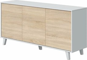 Skandynawski bufet z 3 drzwiami Zaiken Plus - L154 cm