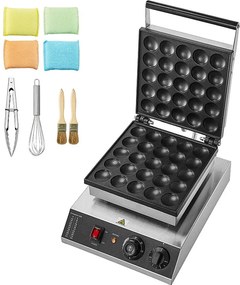 Gofrownica SucceBuy Zestaw 25 Mini Naleśnikarek Holenderskich 43 mm do Komercyjnej Piekarni Dorayaki 1700 W