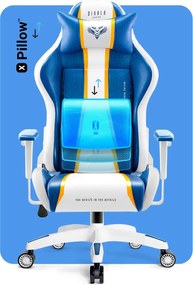 Fotel gamingowy Diablo X-One 2.0 King Size Aqua Blue Edition