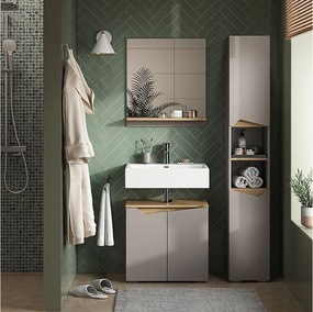 Szafka łazienkowa greige/artisan 30x35x180 marelle