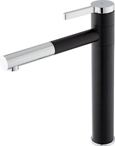 Ultrate mieszacz zlewozmywakowy czarny i chromowany