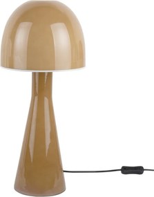 Lampa stołowa w kolorze ochry ze szklanym kloszem (wysokość 45 cm) Bombin – Leitmotiv
