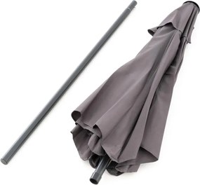 Składany parasol z rączką, 210 cm, antracyt