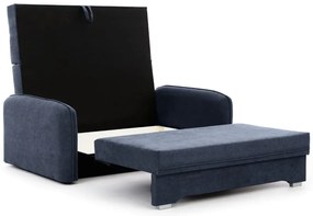 Sofa rozkładana z funkcją spania LAINE niebieska ELTAP