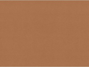 Pomarańczowe tapicerowane łóżko dwuosobowe ze stelażem 180x200 cm Aveline – Micadoni