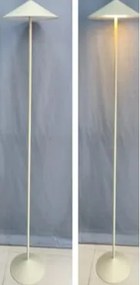 Bezprzewodowa Lampa Stojąca Led Do Użytku Zewnętrznego Z Żelaza Emilein Kremowa Tapioca & Nuevo - Sklum