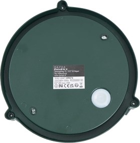 Zewnętrzna lampa ścienna i sufitowa ciemnozielona okrągła IP44 - Noutica