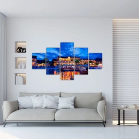 Obraz nocnego miasta Hoi An w Wietnamie (125x70 cm)
