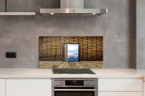 Panel Szklany Trójwymiarowe Drzwi do Nieba