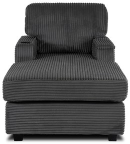 Fotel Wypoczynkowy Sofa NEO Szary Sztruksowy Nowoczesny