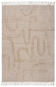 Beżowy wełniany dywan tkany ręcznie 200x290 cm Loma – Flair Rugs