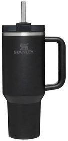 Czarny termos ze słomką ze stali nierdzewnej 1,18 l Quencher H2.0 FlowState Tumbler Black – Stanley