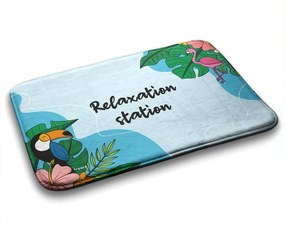 Dywanik łazienkowy Dywanik łazienkowy Tropikalne ptaki