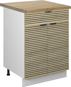 Szafka dolna do kuchni panel dębowy 60x60x82 fame-line