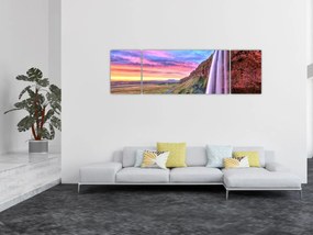 Obraz - Wodospad Seljalandsfoss (170x50 cm)