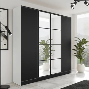 Szafa EDEN 4D M4 Biało-Czarna