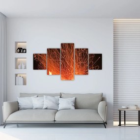 Obraz ognia (125x70 cm)