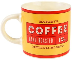 Czerwono-kremowy ceramiczny kubek 350 ml Barista – Rex London
