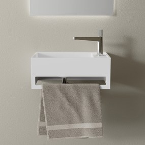 Umywalka ścienna z odlewu mineralnego PB2077