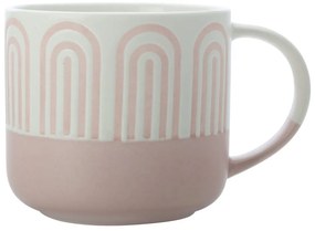 Różowy porcelanowy kubek 400 ml Arches – Maxwell &amp; Williams