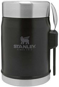 STANLEY Termos obiadowy 400 ml z łyżką/widelcem, czarny matowy