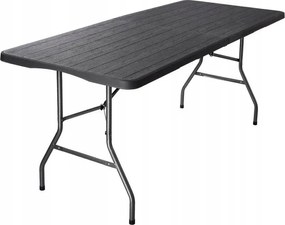 Stół cateringowy CATERON 70x180 cm, brązowy