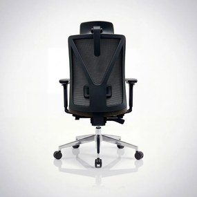 Fotel biurowy ergonomiczny brązowy VECTOR