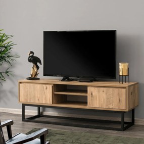 Szafka pod telewizor Belinda Pine and Black I, M