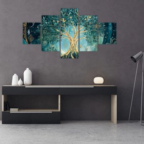 Obraz – Drzewo życia we wszechświecie (125x70 cm)