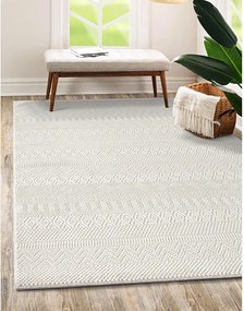 Dywan Lima nowoczesny styl jednolity wytrzymały, kremowy, 120 x 170 cm