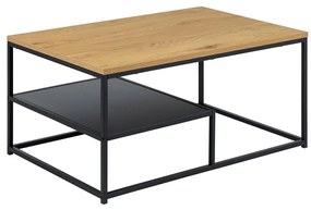 Stolik konferencyjny CORA dąb/czarny