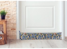 Bellatex Wałek uszczelniający LIN Formule niebieski, 15 x 85 cm