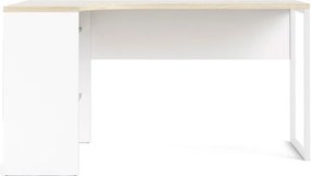 Biurko narożne Function 118 biały/dąb sonoma
