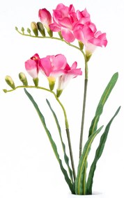 Sztuczny kwiat Frezja różowy, 57 cm