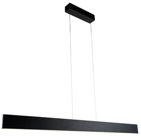 Designerska lampa wisząca czarna z wbudowanym LED i ściemniaczem dotykowym Easylift - GalwayDesignerski Oswietlenie wewnetrzne