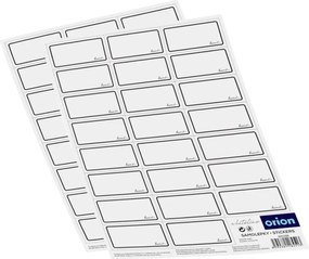 Orion Zestaw naklejek na przyprawy WHITELINE 2 x 23 szt.