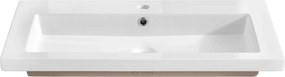 Prostokątna umywalka ceramiczna 80 cm P3-F04